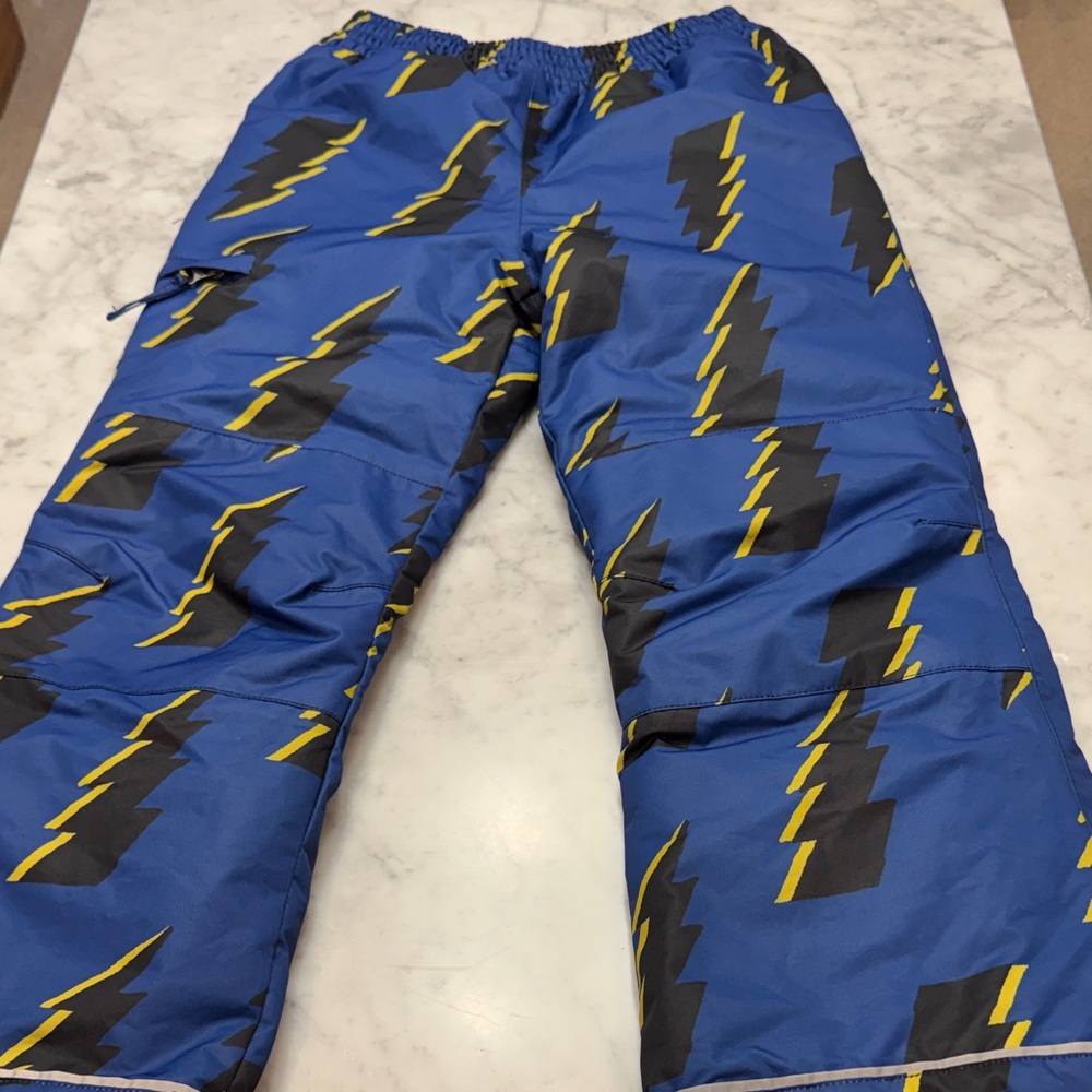 Hanna Andersson Blue Lightning Snowpants Size 10/140cm